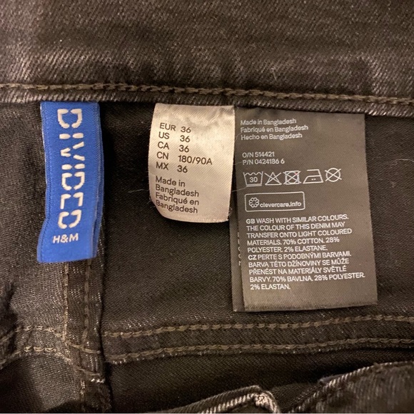H&M Divided Men's Pants Black - Picture 6 of 6